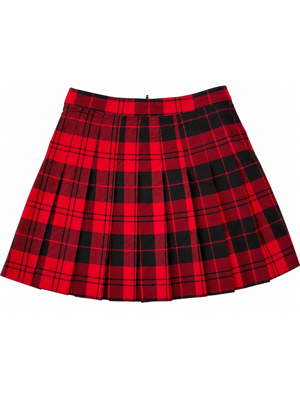 Love Tree Red Black Plaid Pleated Mini Skirt Size M NWT Y2K Preppy
